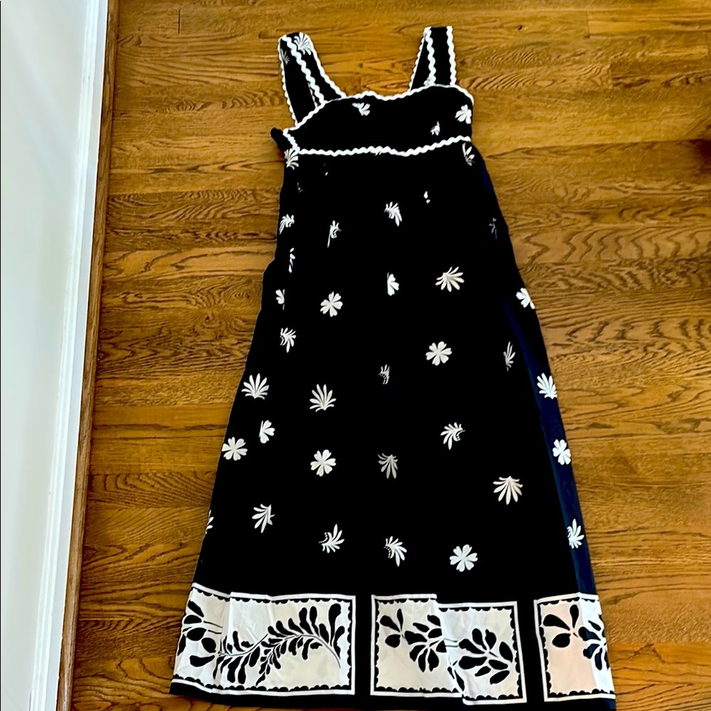 Zara printed midi dress
